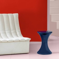 Habitat 60 Tam Tam Plastic Stool - Blue