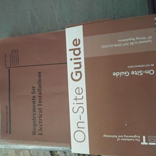 Bs7671 and site guide - , a2