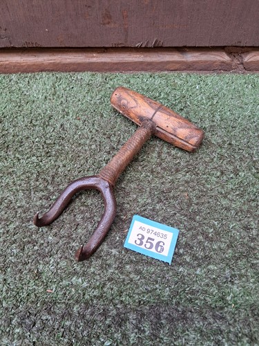 Vintage wood handle - vintage,