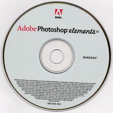 PHOTOSHOP ELEMENTS 3.0 CD ROM OEM with serial number Windows 98, XP, 7, 8