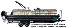 Nautical Wood Plank Sailboat