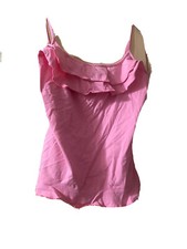Twisted Ribbon pink Frill top Size 2