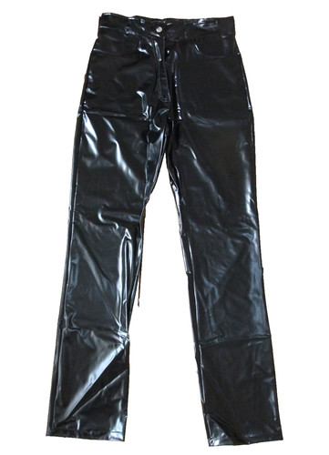 Pvc trousers plastic jeans - pvc,