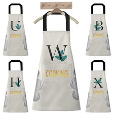 Leaf Waterproof Kitchen Chef Apron Pocket Catering Cooking BBQ Apron Unisex