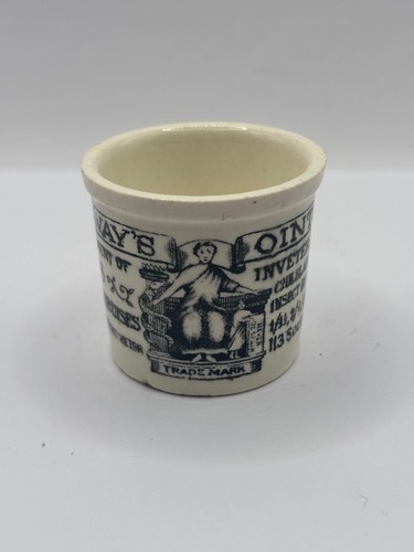 Old advertising ointment pot