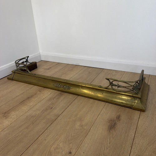Vintage brass fire - fire, fender