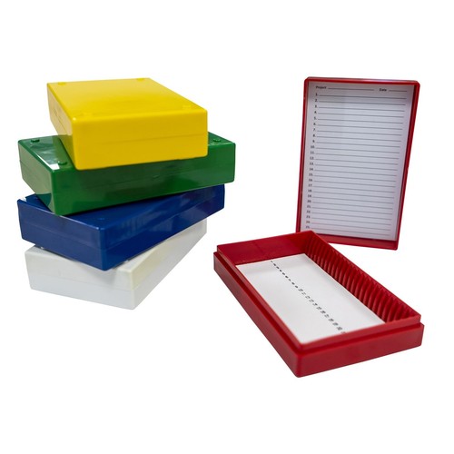 Microscope slide storage - storage, box