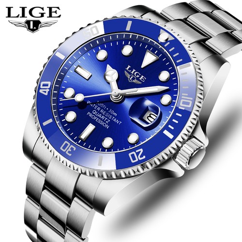 Luxury men watch quartz date - luxury,