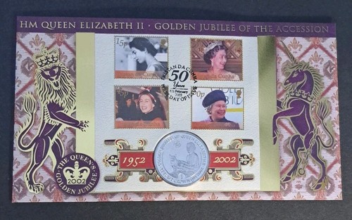 First day coin cover 2002 - first,