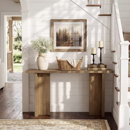 Console table 160cm - table, natural
