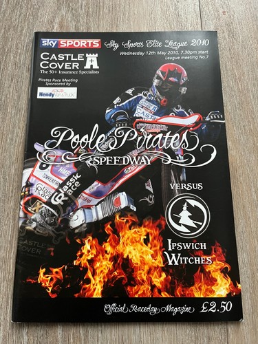 Poole speedway programme 12th - speedway,