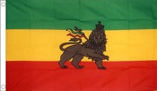 LION of JUDAH FLAG 5' x 3' Old