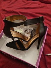 Bebo Black Shoes Heels Leather