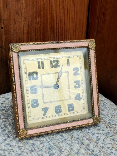 Rare art deco desk clock - art,