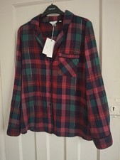 Fatface Tartan Pyjama Top /