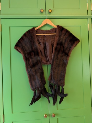 Antique vintage brown - vintage, fur