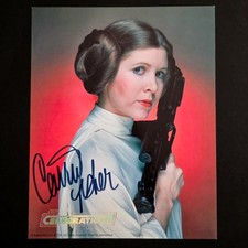 Carrie Fisher Signed Star Wars