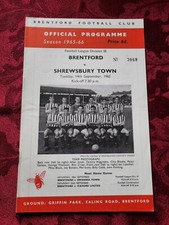 Brentford v Shrewsbury Town