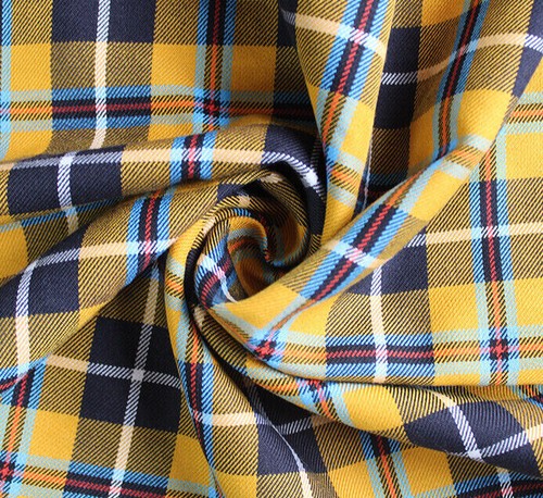 Tartan fabric cornish - -,