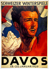 Postcard 1928 Winter Olympics