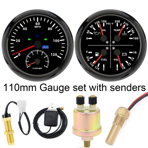 110mm gps speedometer 120mph - 110mm,