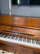 Geyer upright brown piano used, good condition