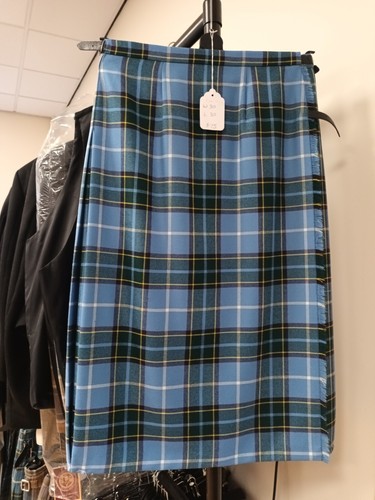 Ladies manx tartan kilt skirt - tartan,