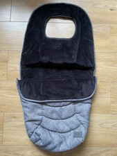 Oyster footmuff grey - -,