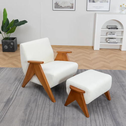 Mid century modern - century, cream