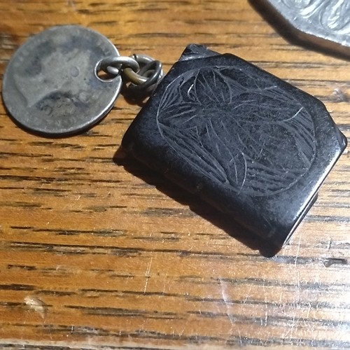 Antique watch fob pendant - watch,