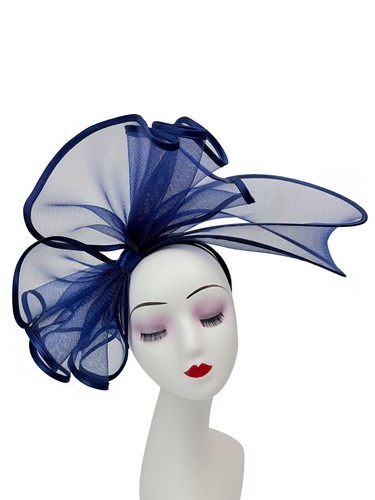 Large flower feather hair - flower,