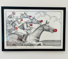 Rare Vintage Red Nose Horse