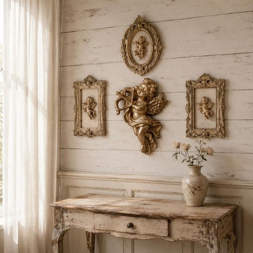 Cherub wall ornament hanging - cherub,