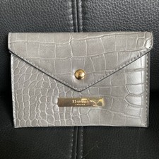 Dune London Small Single Pocket Purse/wallet Grey  Alligator Pattern