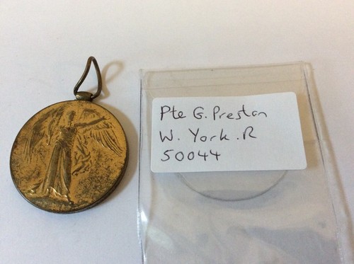 Ww1 casualty kia pte preston - ww1,