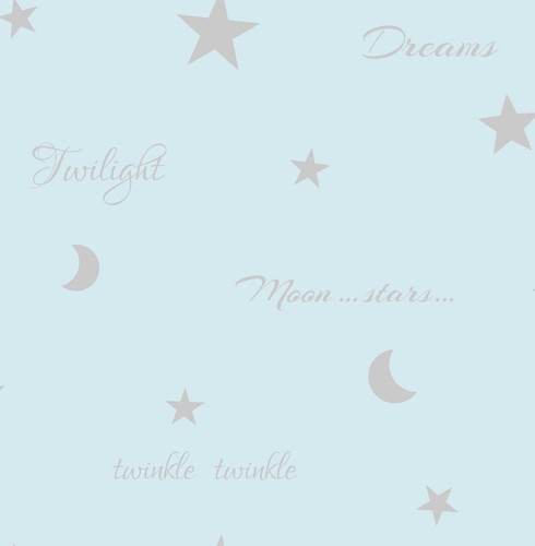 Teal blue silver twilight - teal,