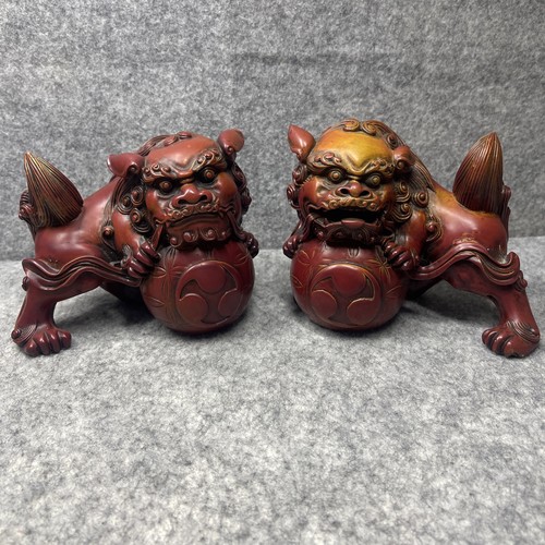 Chinese dogs foo pair of - foo,