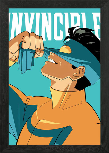 Invincible comic book cover - book,