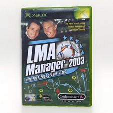 LMA Manager 2003 Xbox Game •