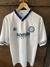 Leeds United original and authentic Admiral home shirt. Large. Great condition.