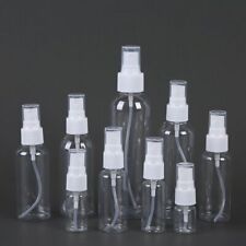 5-200ml Transparent Spray Bottle Plastic  Refillable Small Travel Mist Empty