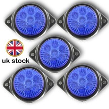 #5 x 12V Blue LED Side Marker