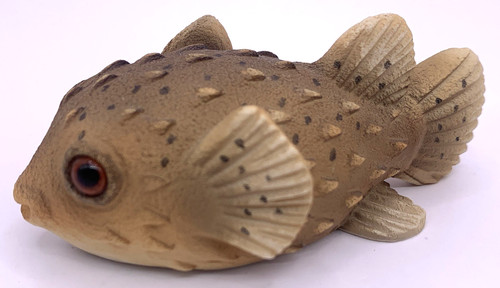 Vtg stone critters puffer fish - vtg,