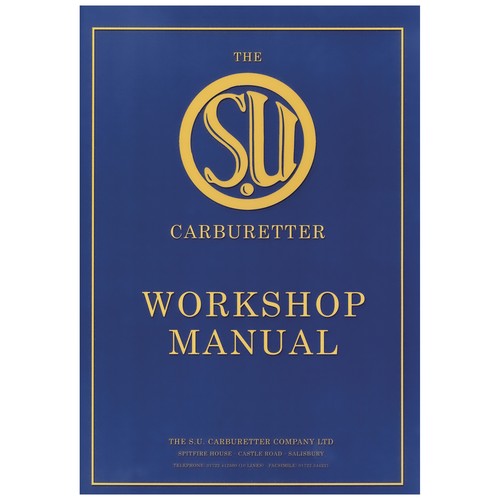 Carburettor workshop manual - su,