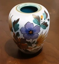 GOUDA HOLLAND HAND PAINTED FLORA ORIGINAL VASE