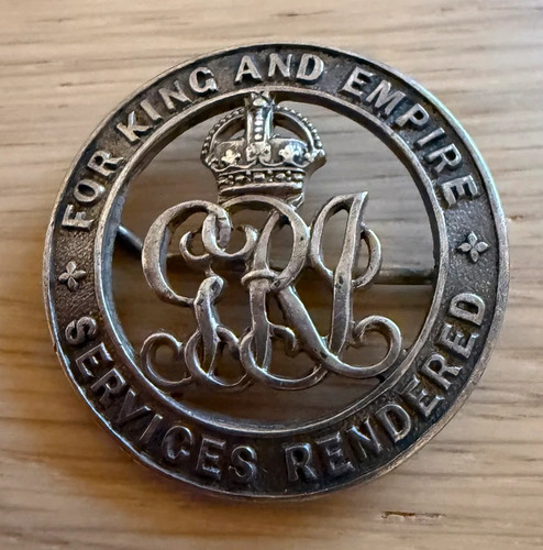 Genuine original ww1 silver - original,