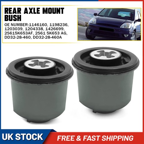 Rear axle beam mounting - 2x,