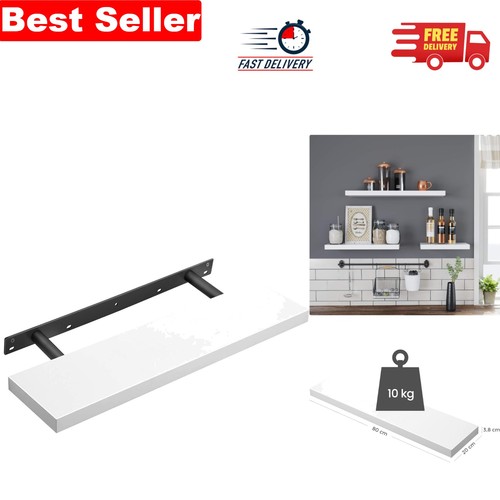 Matte white floating wall - white,