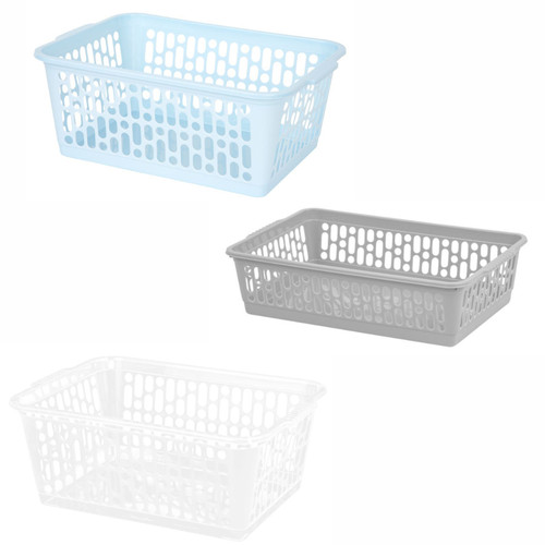Storage basket large plastic - large,