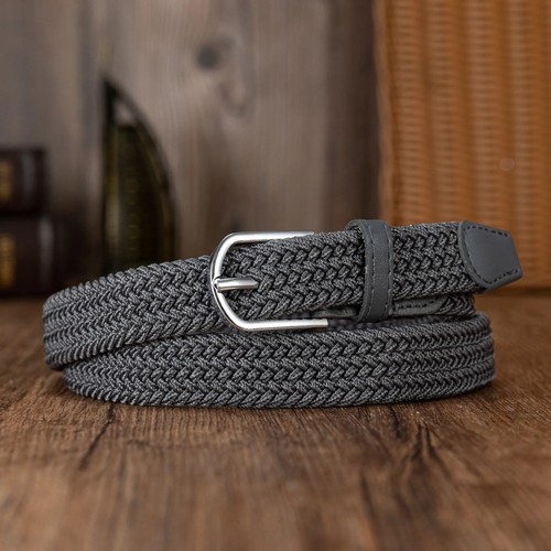 Woven stretchy belt braided - woven,